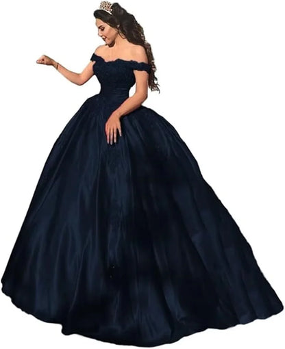 Maßgeschneiderte arabische Abendkleider, elegante rote Perlenstickerei, Spitzenapplikationen, Ballkleider, Quinceanera-Kleider, schulterfreie Partykleider