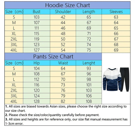 Men's Sportswear Set - Hooded Sweater + Trousers Ensemble - Casual Sportswear - Fashionable - Comfortable Outdoor Set.