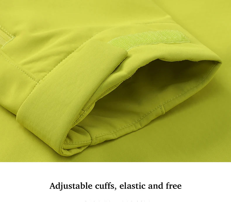 JNLN Men Women Waterproof Soft Shell Jacket Windproof Warm Fleece Rain Coat Unisex Hiking Climbing Trekking Outdoor Windbreaker.
