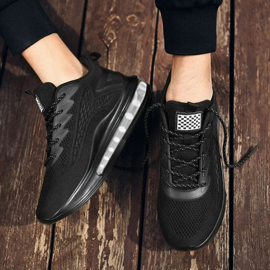Men's Casual Air Cushion Running Shoes Spring and Autumn New Lightweight Mesh Casual Shoes Anti-Slip Shock Absorbing Sports Shoe.