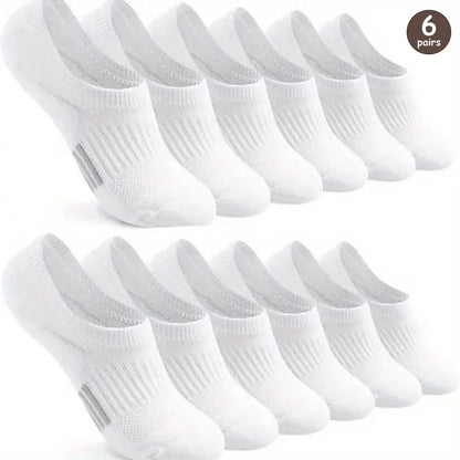 5 Pairs Women Cartoon Patterned Socks Trendy Versatile Breathable Sweat Wicking Deodorizing Antibacterial Comfortable Socks.