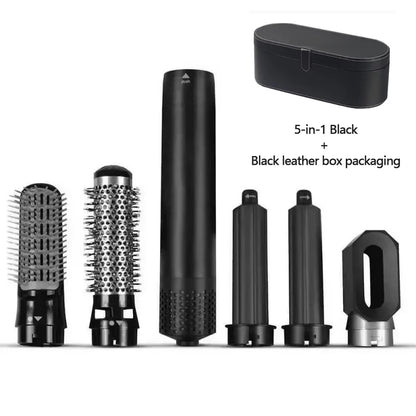 Multi Functional 5-in-1 Electric Hair Brush Dyson Airwraps Hair Dryer Brush Hot Air Comb Straight Hair Brush Curling Iron.