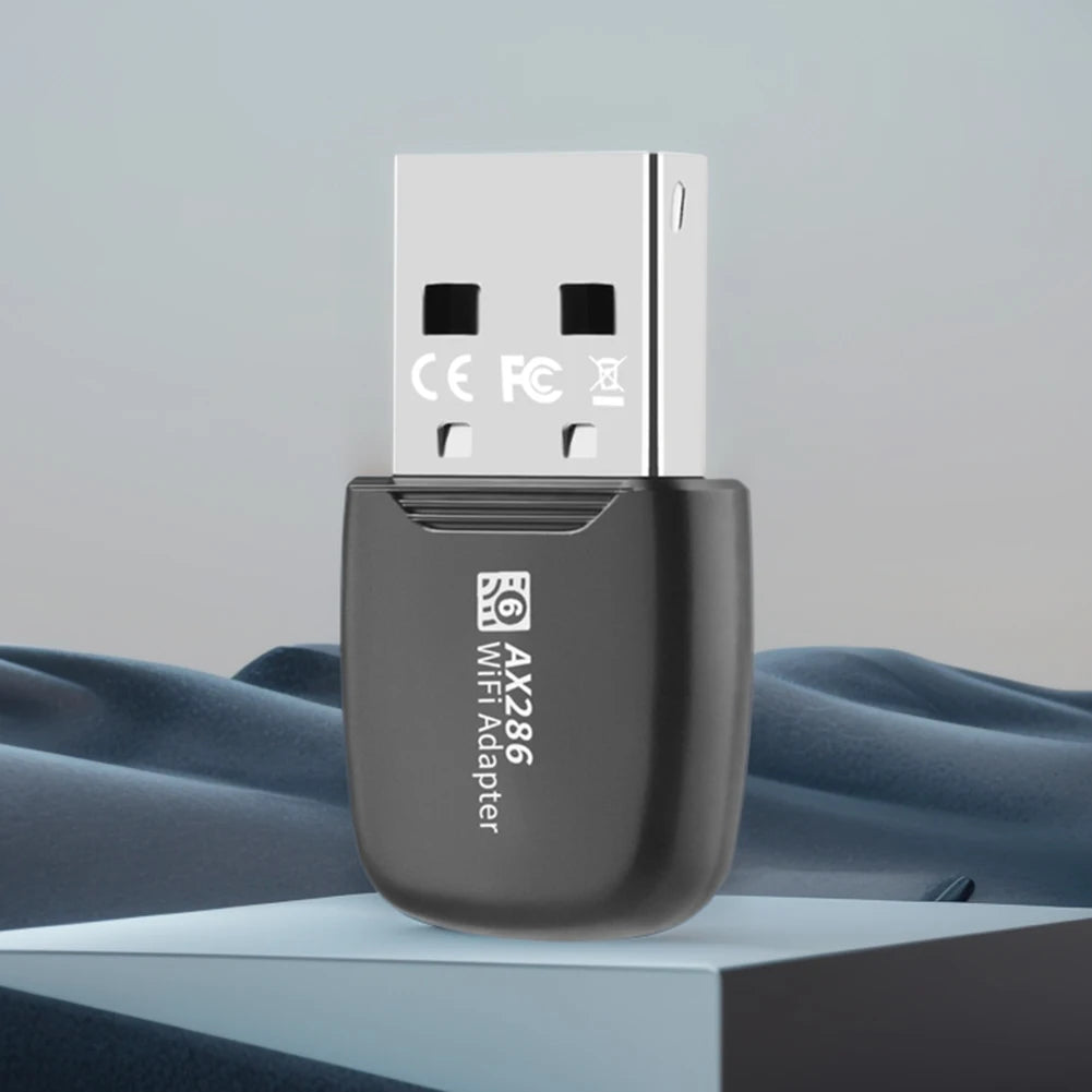Mini USB WIFI 6 Dongle Mini USB WiFi Card Adapter 2.4GHz 286.8Mbps Wireless Network Receiver For PC/Laptop Windows7/10/11.