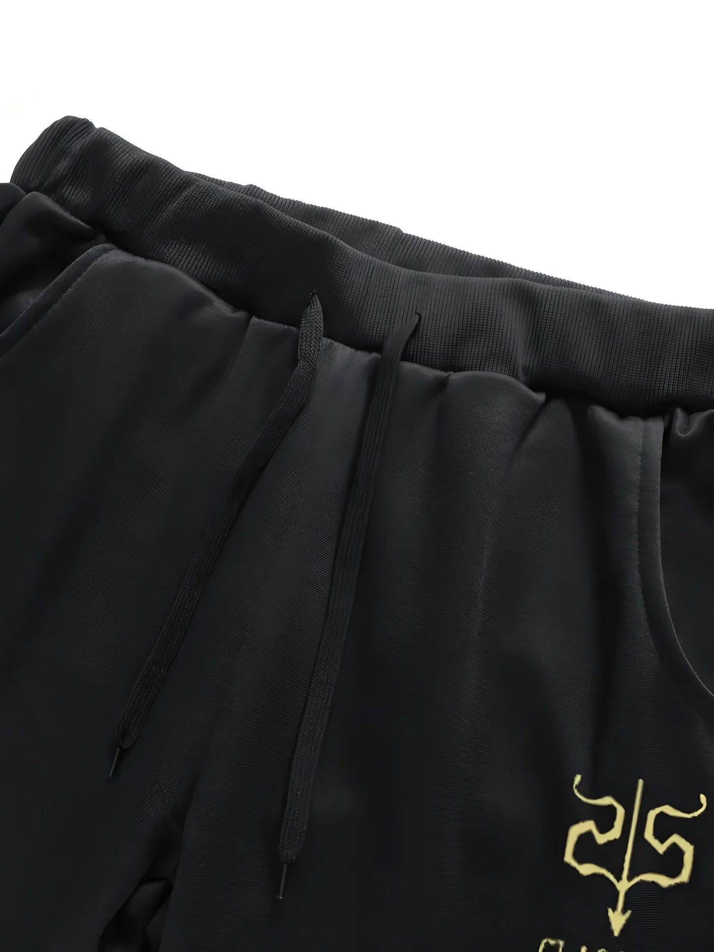 Autumn and winter men's set zipper Stand-up collar sportswear set suitable for fitness running exercise 2 pieces set.