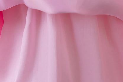 Elegantes, ärmelloses Tüll-Ballkleid für Kinder, Bühnenaufführungen, Hochzeiten, Weihnachten, Mädchenkleider, Mädchen-Prinzessin-Partykleider.