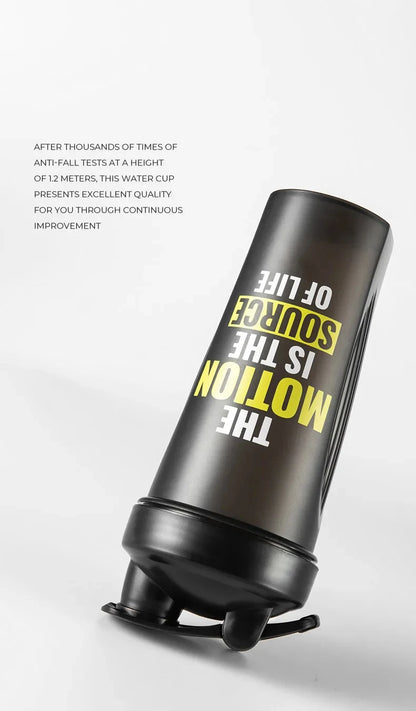 GIANXI Shaker Bottles Gym Sports Protein Powder Mixing Bottle Outdoor Portable Leak Proof Plastic Cup Drinkware.