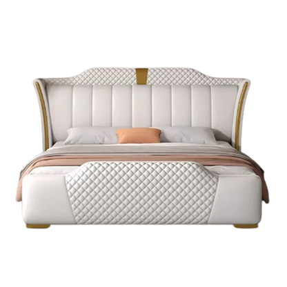 Luxuriöses Doppelbett mit Rahmen, 200 x 200 cm, King-Size-Bett, beleuchtet, 180 x 200, Queen-Size-Bett, luxuriöses, modernes, voll beleuchtetes 2-Personen-Schlafzimmer-Wohnmöbel