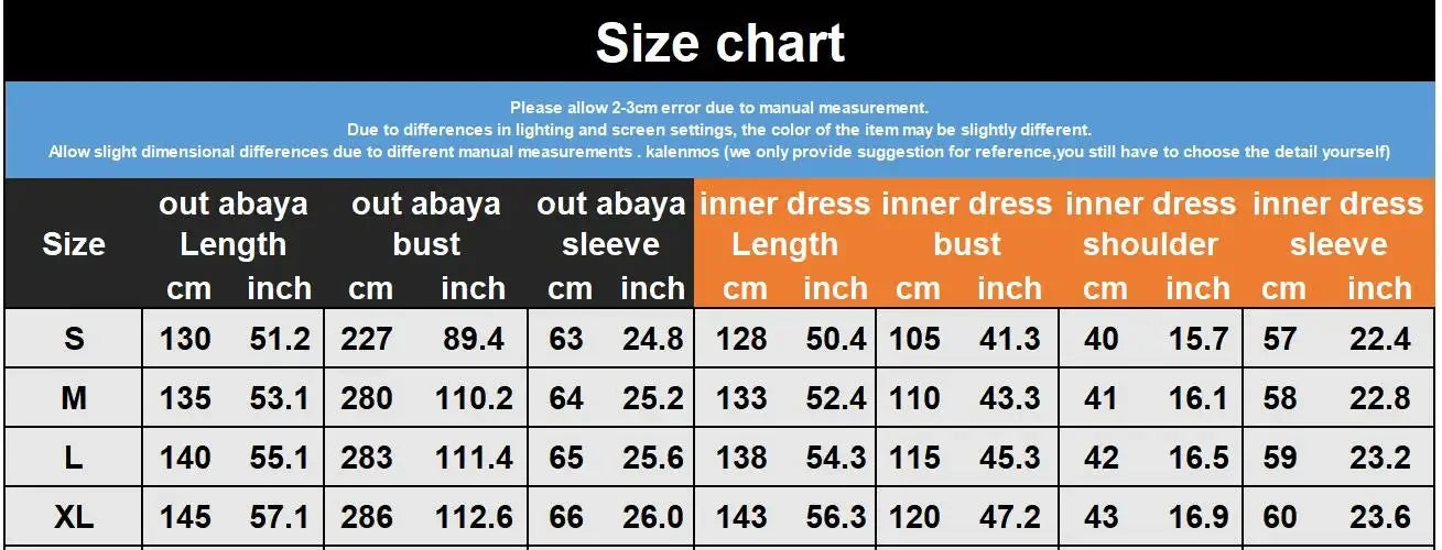 Eid Ramadan Muslim Women Modest Dress 2 Piece Set Arab Open Abayas Vestidos Saudi Cardigan Robe Dubai Morocco Dresses Jalabiya.