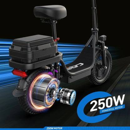 TOOFLY GQ8 Adult Electric Scooter 250W 48V15AH Foldable E-scooter  Inch Vacuum Tires City Commuter Electric Scooter.
