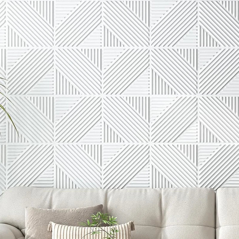 10pcs 30cm Wood grain 3D Stereo Wall Panel Diamond Not self-adhesive tile 3D wall sticker living room Bathroom tile wall paper