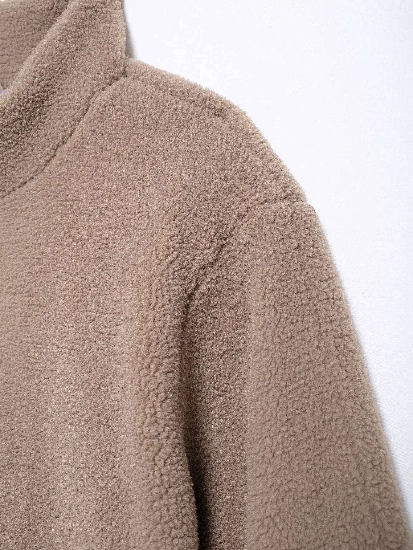 Winter Fleece frauen Mantel Zipper Stehkragen Lose Verdickt Mantel frauen Herbst Warme Neue Casual Trendy frauen Mantel