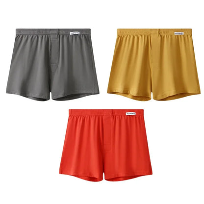 Herrenhöschen, Baumwolle, lockere Boxershorts, weiche, feuchtigkeitsableitende Jersey-Unterwäsche, Übergröße, Lounge, Sommer, Stretch, Schlaf, Pfeilhose