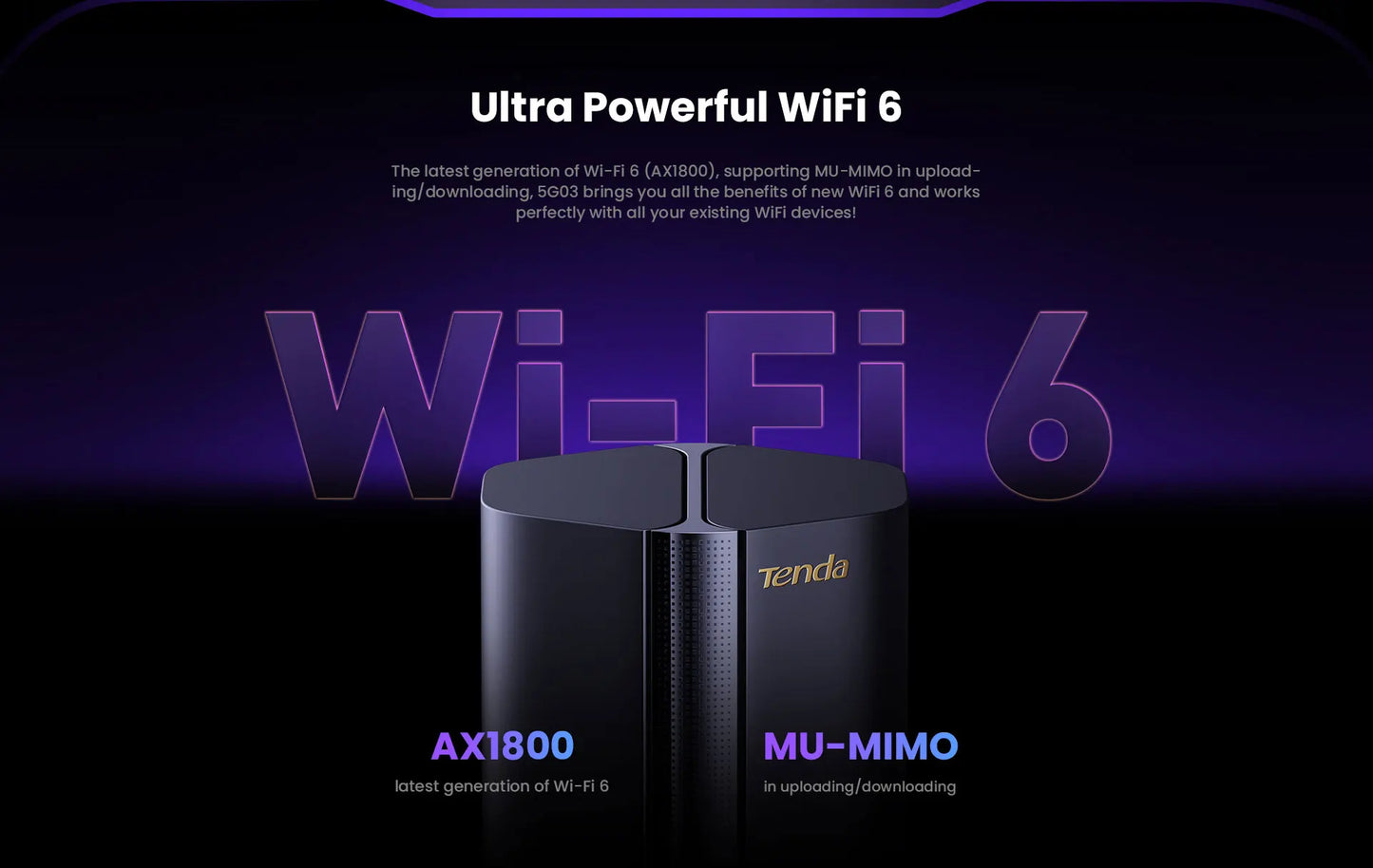 Tenda 5G SIM CPE Router AX1500 AX1800 Wi-Fi 6 wireless modem WiFi Hotspot 5G/4G/3G Multi-Mode 2.4Ghz 5Ghz Mesh Router SIM Card.