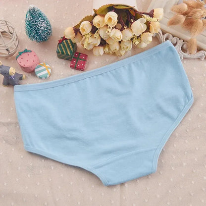 7Pcs/Lot Women's Panties Cotton Plus Size Underwear Girls Briefs Breathable Solid Color Panty Underpant Female Lingerie M-4XL.