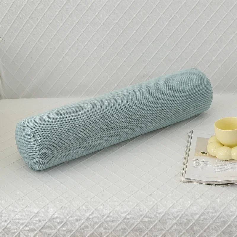 Body Pillow Pregnancy Pillows Chin Lumbar and Leg Support Stomach and Back Sleepers Adjustable Bendable Roll Pillow for Sleeping