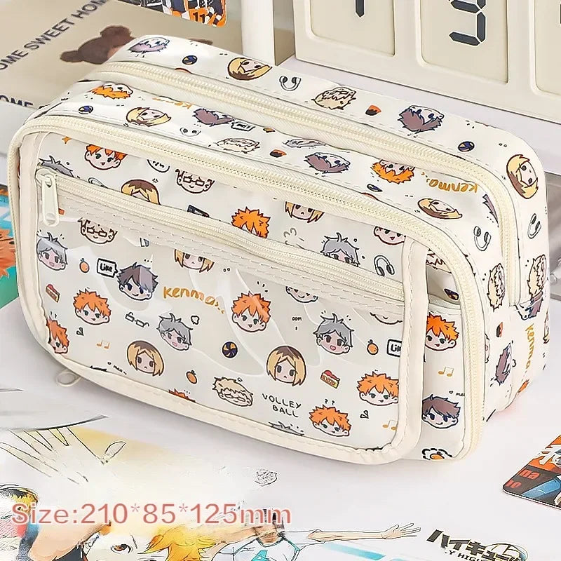 Federmäppchen für Studenten, supergroßes Fassungsvermögen, hochwertiges Federmäppchen für Mädchen, einfacher Stil, Schreibwarenbox, Federmäppchen für Schreibwaren.