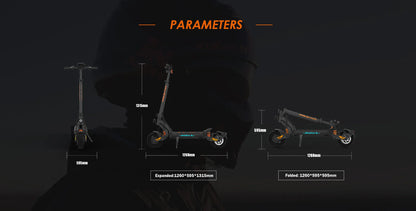 KuKirin G2 Master Electric Scooter 1000W*2 Dual Motor 52V 20.8Ah 60km/h Max Speed Front&Rear Disc Brake Hydraulic Shock Absorber