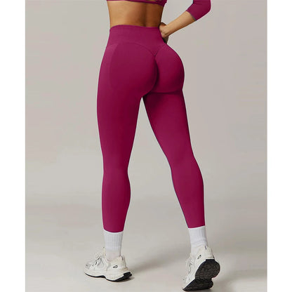 Women's High Waist Yoga Leggings Seamless High Stretchy Butt Lifting Breathable Sports Pants for Women Gym Leggings.