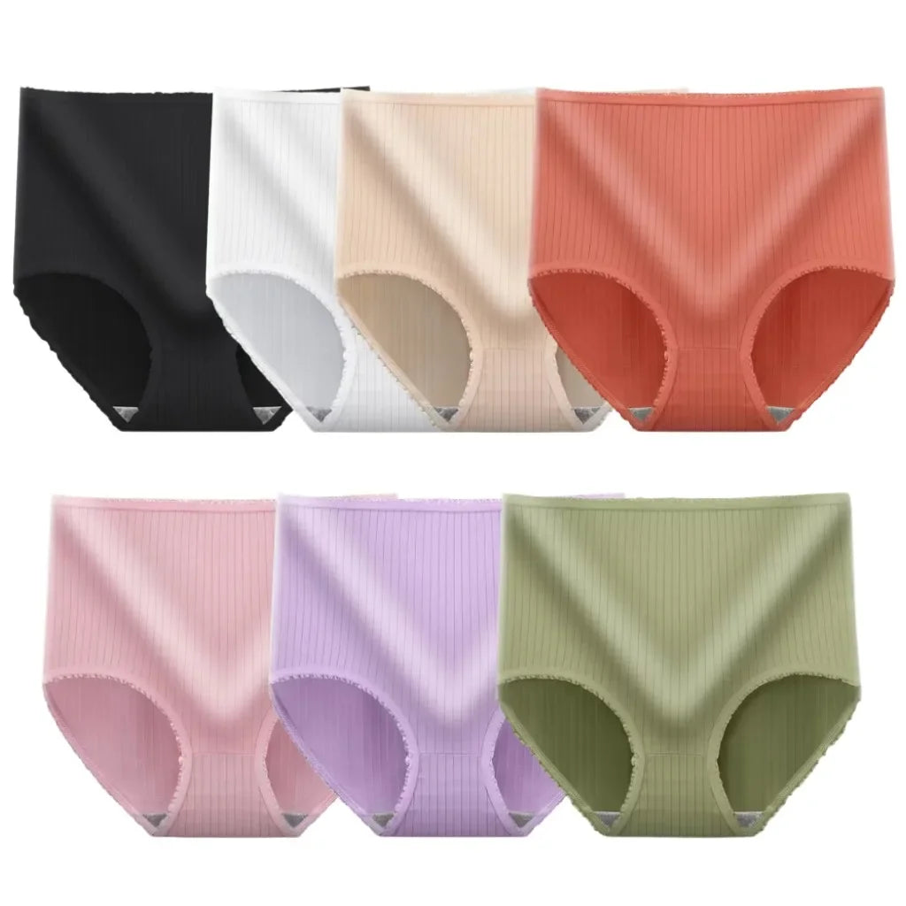 7 Color Women Panties 2024 New Summer Fashion XL XXL Large Size Underwear Female High Rise Panties Briefs Sexy Ropa Interior.