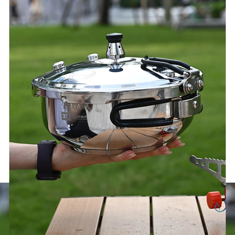 Outdoor Small Cap Pressure Pot Mini Portable Gas Pressure Pot Explosion proof Household Thickening.