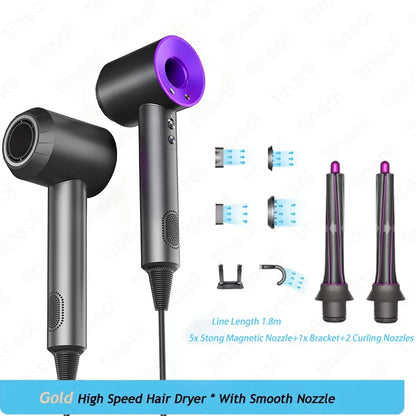 TINSOL High-speed negative ion bladeless constant temperature hair dryer Professional home-use negative ion hair dryer