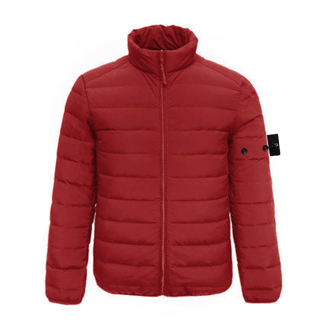 Compass Patch Italian Luxury Style 3 labels Men's 90% Duck Down Jacket Ultra Stand Collar Lightweight Jackets Men Outerwear Coat.