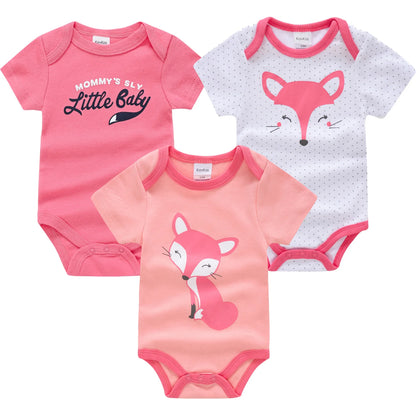 Honeyzone Sommer Baby Kleidung Säuglings Mädchen Strampler Nette Löwe Voller Druck Jungen Bodys 2 teile/satz Trottie Overalls Outfits Боди
