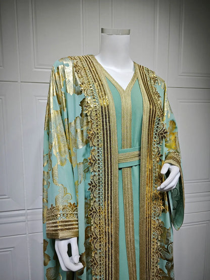 Eid Women Dress Muslim Abaya Embroidery Party Jalabiya Ramadan Long Dresses Abayas Vestidos Largos Kaftan Arab Long Robe 2025.