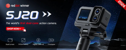 SJCAM C300 4K Action Camera Touch Screen 6-Axis Gyro Stabilization 30m Waterproof 1000+2800mAh Battery 460Min Recording.