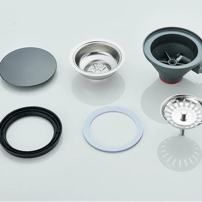 304 Stainless Steel  Multifunctional Kitchen Sink Faucet Set Rainfall Spout Pull Out Sprayer Pure Tap Cold Hot Water Mixer