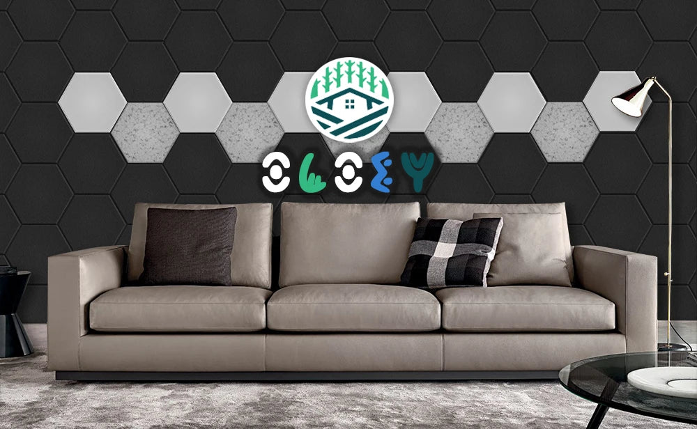 Hexagon 12 Pcs Sound Absorbing Panels Acoustic Wall Absorcion For Home Recording Studio Acoustic Insulator Door Sealing Strip