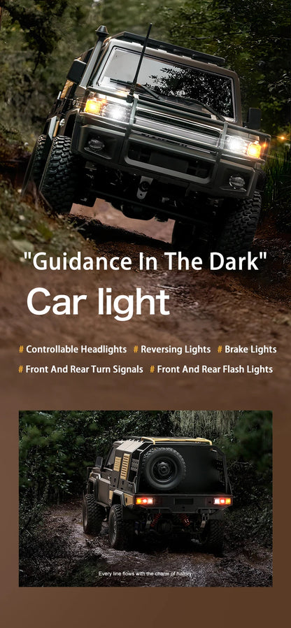 MN82S RC Crawler 1/12 Full Scale LC79 RC Pickup Short Truck 4WD Remote Control Climbing Off-road Car Toys for Kids Adults Gifts.