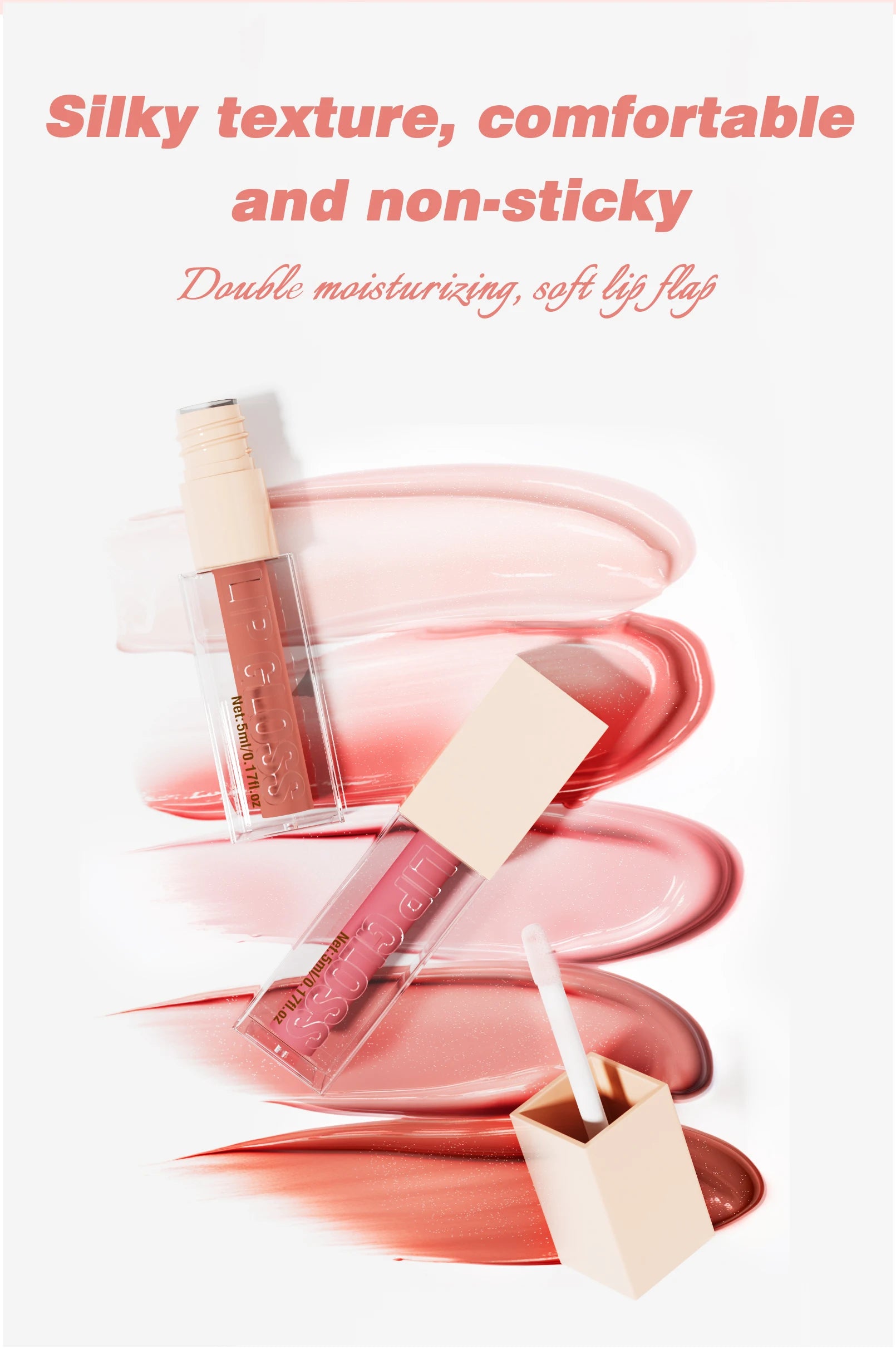 Liquid Lipstick Matte Finish Sexy Silky Lip Gloss Waterproof Kiss-proof Lasting Lip Glaze Lip Tint Cosmetics.