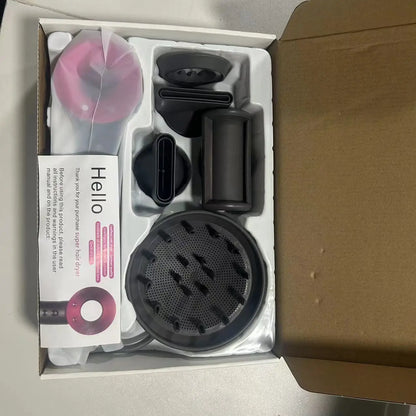 5 in 1 Electric Ionic Hair Dryer High Speed Bladeless HairDryer Negative Ion Professional 1.8M Super Leafless Hair Dryer.