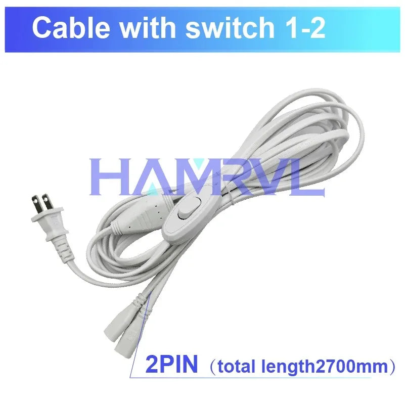 Garage Accessories DIY LED tube Hexagon connector cable for honeycomb Lamp 110-240V for Barbershop Workshop 4s Car Body Lighting.