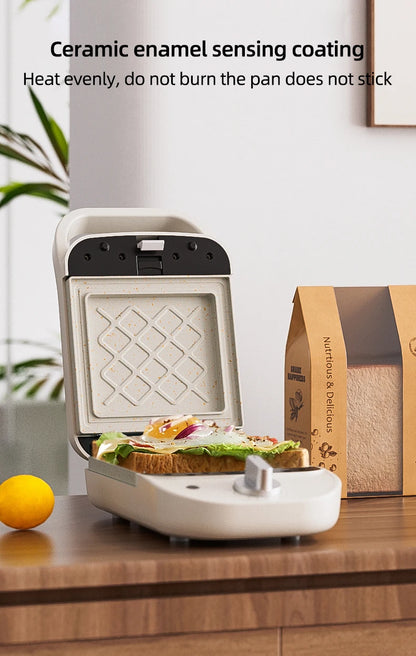 600W Electric Sandwich Maker Waffle Maker Multi-baker Breakfast Machine Toaster Baking Pancake Sandwichera Double Side Heat.