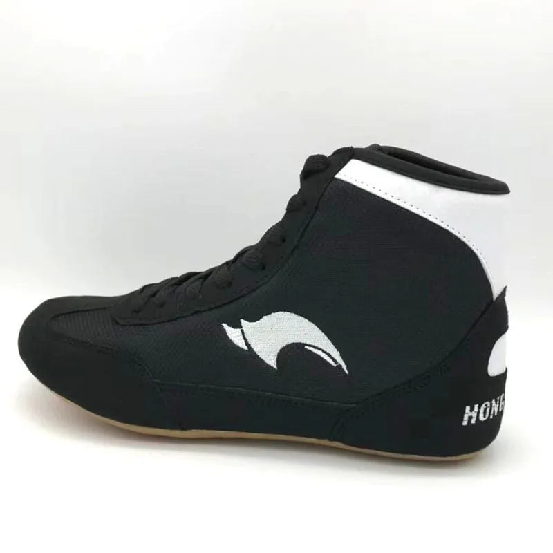 women Men Boxing boots Wrestling Shoes gear Combat Sneakers gym equipment training fighting boots Plus Size 35-46.