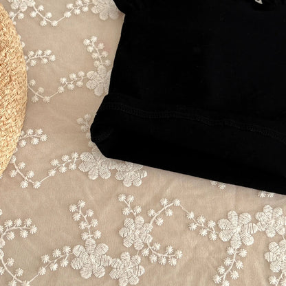 Neu im Sommer Neugeborene Baby Prinzessin süße Kleidung Sling Kleider Schleife Shorts solide Weste Body Kurzarm Kleid Kinder