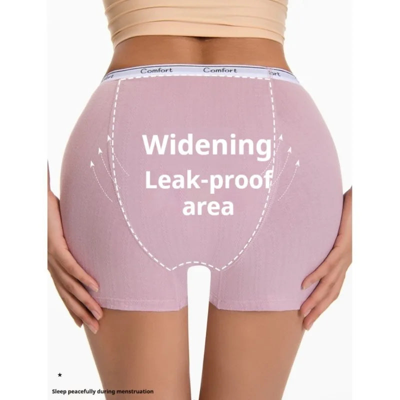Menstrual Period Shots Leak-proof Panties Women Briefs Leakage Proof Underwear Plus Large Size Soft Boxers Cotton Students Cute.