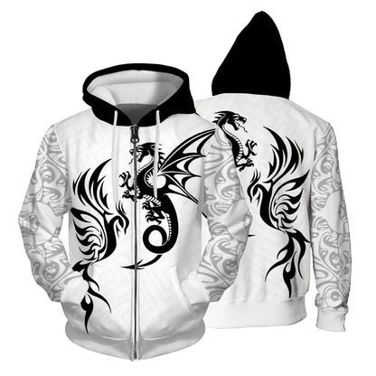 Autumn Sweatshirt New In Hoodies & Sweatshirts Comfortable Fashion Skull Print Keep Warm Clothing Man Hoodie Men's Clothing Tops.