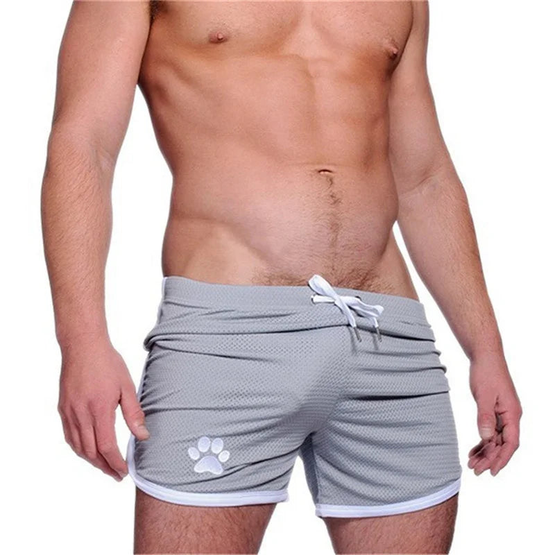 Mens Gym Fitness Shorts Bodybuilding running sports shorts Jogging Workout Male Summer Breathable Mesh Shorts men Sweatpants.