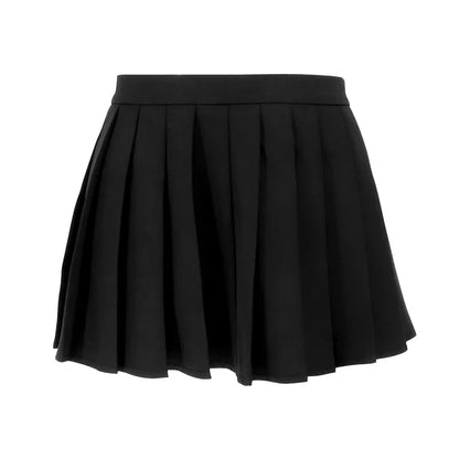 Sexy Mini Skirt Women New Summer Black Fashion Zipper Partywear Casual Slim Pleated Skirt Elegant Versatile Sexy Female Skirt.