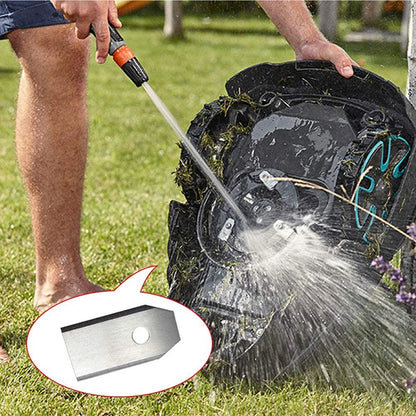 18/30PCS Rasenmäher Schneidmesser Edelstahl Mäher Cutter Klinge Ersatz Trimmer Cutter für Husqvarna Automower/Gardena