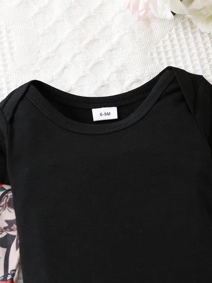 Sommer Baby Boy Kleidung Body suits Mode Neugeborenen Stram pler gefälschte zwei tätowierte Ärmel Baumwolle bequeme Baby Bodysuit Einteiler.