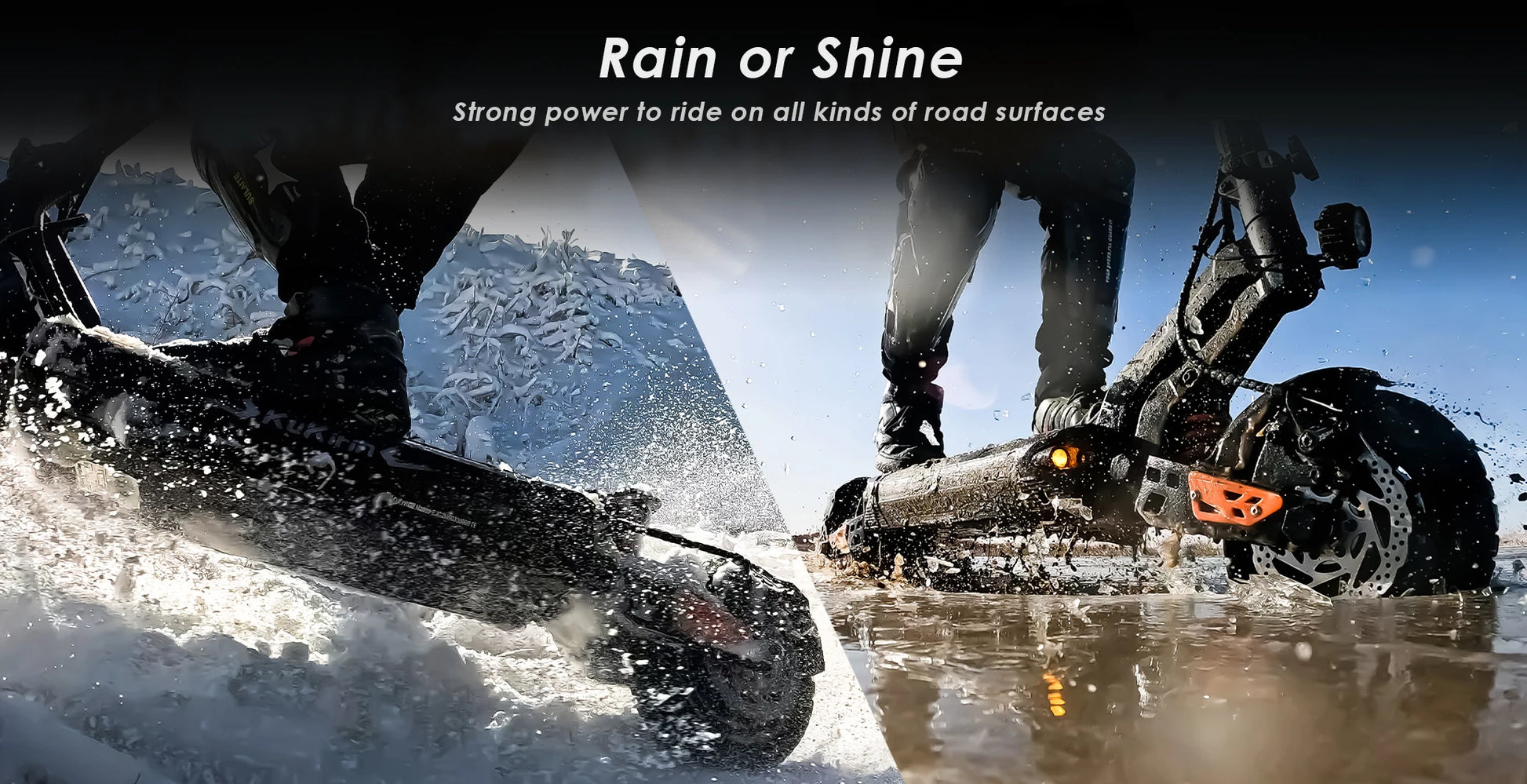 KuKirin G2 Master Electric Scooter 1000W*2 Dual Motor 52V 20.8Ah 60km/h Max Speed Front&Rear Disc Brake Hydraulic Shock Absorber.