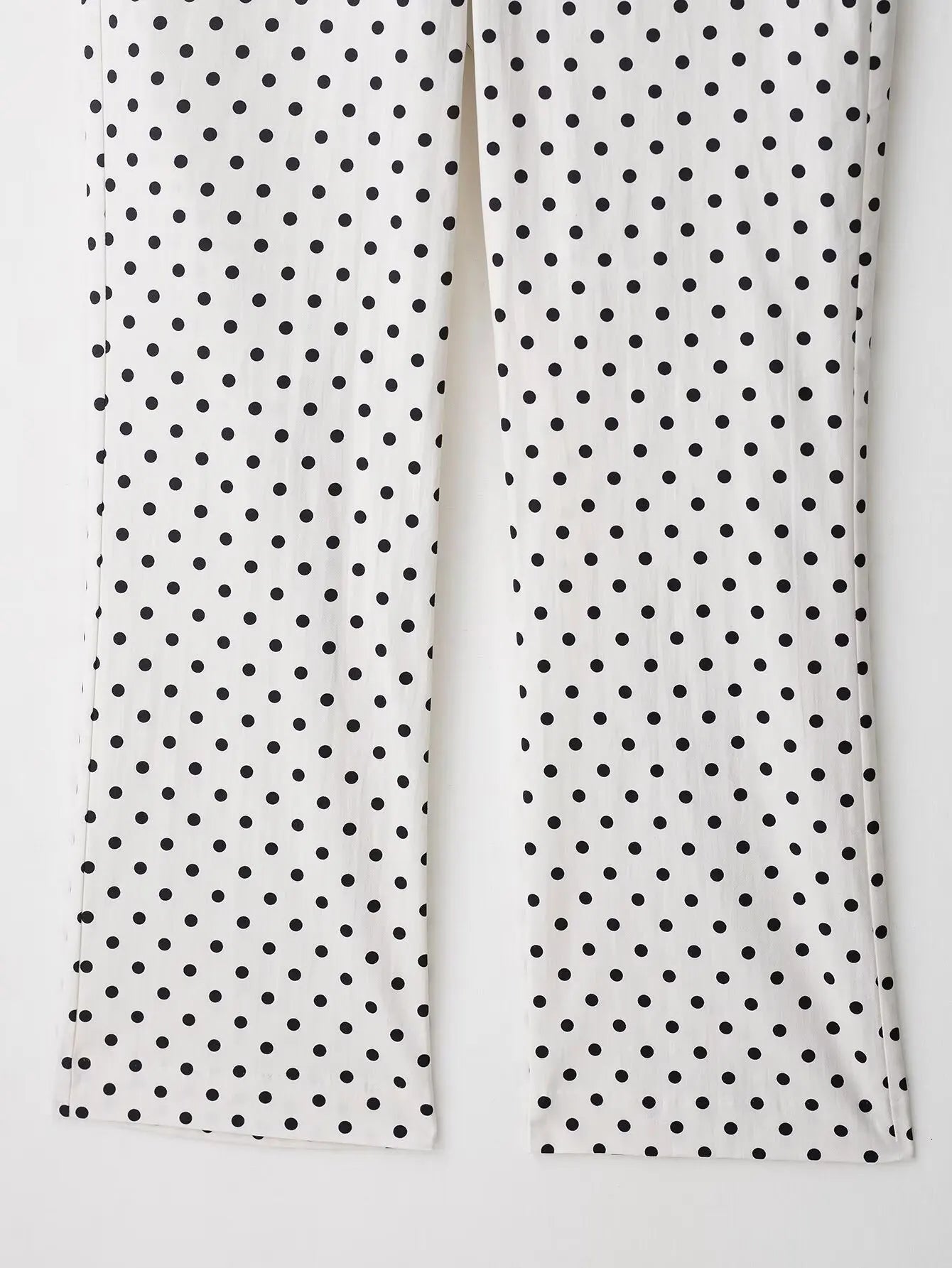 TRAFZA Herbst Polka Dot Gedruckt Jacke Für Frauen Lange Ärmel Rollkragen Zipper Mit Taschen Kordelzug Lose Vintage Mäntel