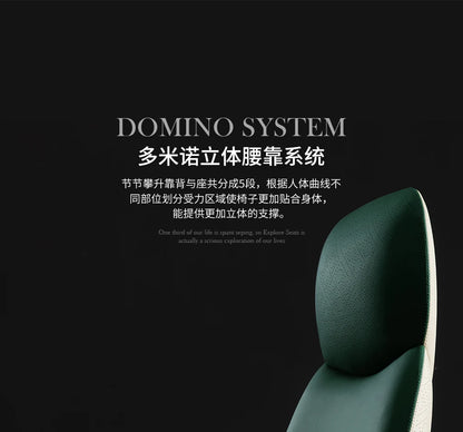 Bequemer Chefbürostuhl, luxuriöser grauer Designer-Drehstuhl, ergonomisch, tragbar, für das Home Office von Fotel Gaming