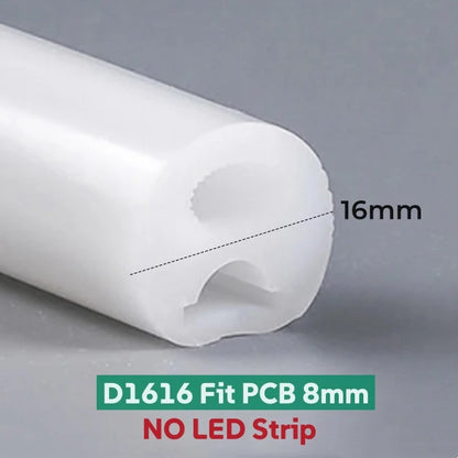 Round Flexible LED Neon Rope Lamp Silicone Tube 180/270/360° Tape Lamp Diffuser For WS2811 WS2815 Outdoor Decor Neon Strip Light