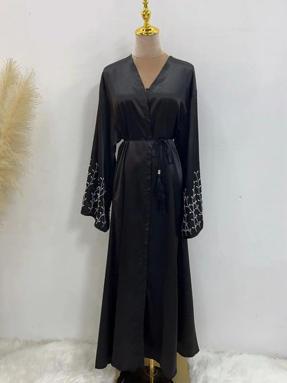 Ramadan Open Abaya Damen Dubai Luxury Islam Muslim Modest Kimono African Dresses For Women Kebaya Kaftan Robe Musulman.