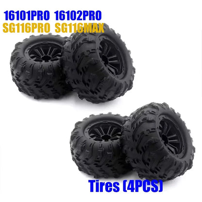 SCY 16101PRO 16102PRO SG116MAX RC Automotive Parts Turning Shaft Gear Bearing Pull Rod Steering Cup Swing Arm Motor Tire Screws